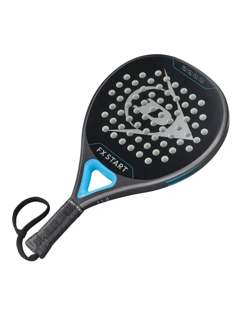Padelschläger Dunlop Fx Start Gun Metal/Cyan/Metallic | Ofertas De Padel